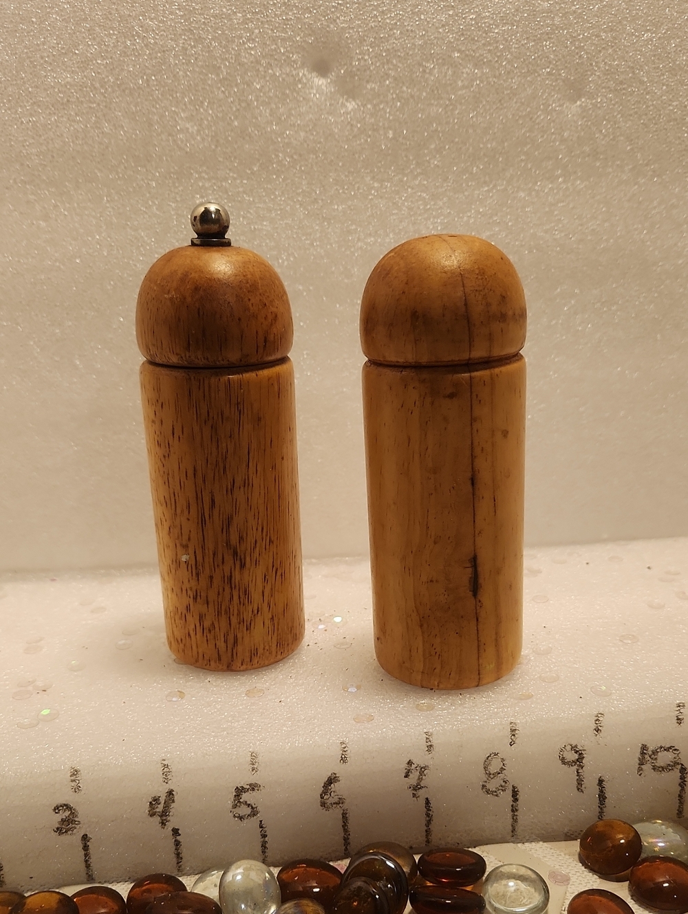 Wooden Salt and Pepper Mills - Natural Brown
